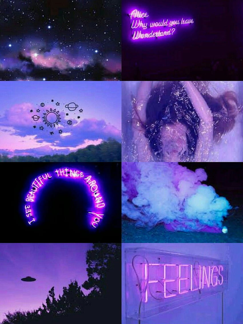 Purple Aesthetic, ungu tumblr HD phone wallpaper