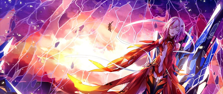 Guilty Crown ft. Inori Wallpaper (3440 x 1440p) by Sendigo on