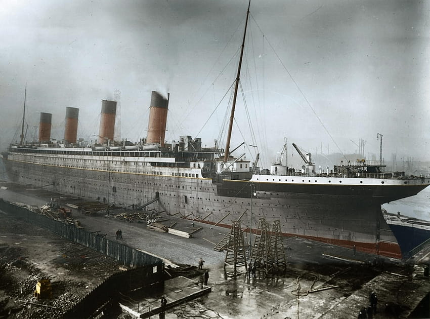 Le navire condamné Titanic est comme vous ne l'avez jamais vu auparavant dans, rms olympic Fond d'écran HD