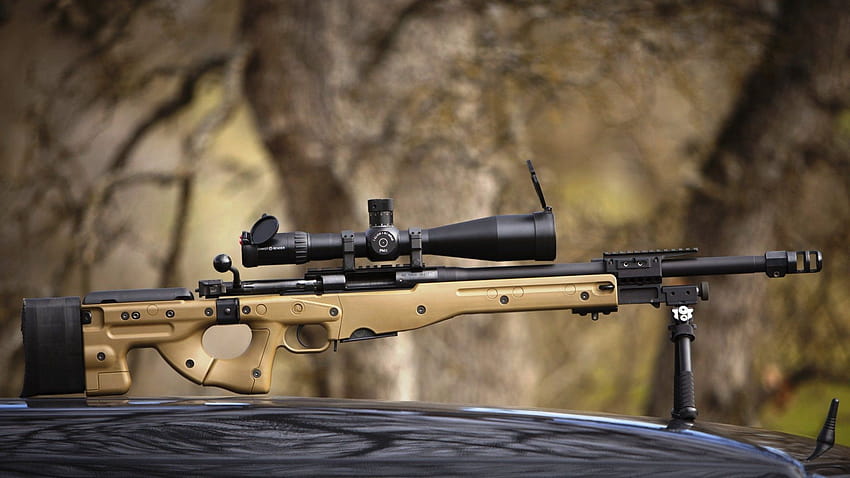 Accuracy International Ae Mk Iii Sniper Rifle, пушка HD тапет