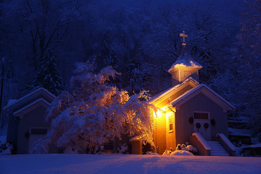 I'll have a Blue Christmas without you”: Churches offer, christmas church HD wallpaper