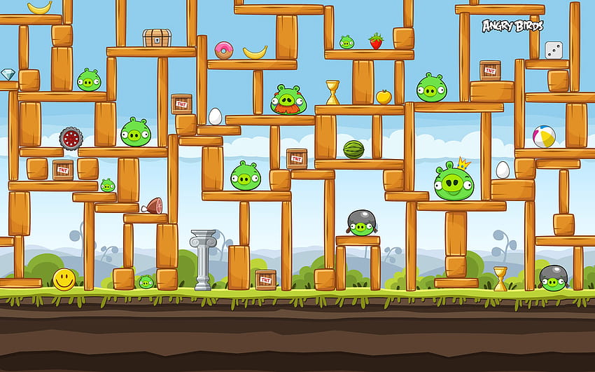 23 Angry Birds, игра на ядосани птици HD тапет
