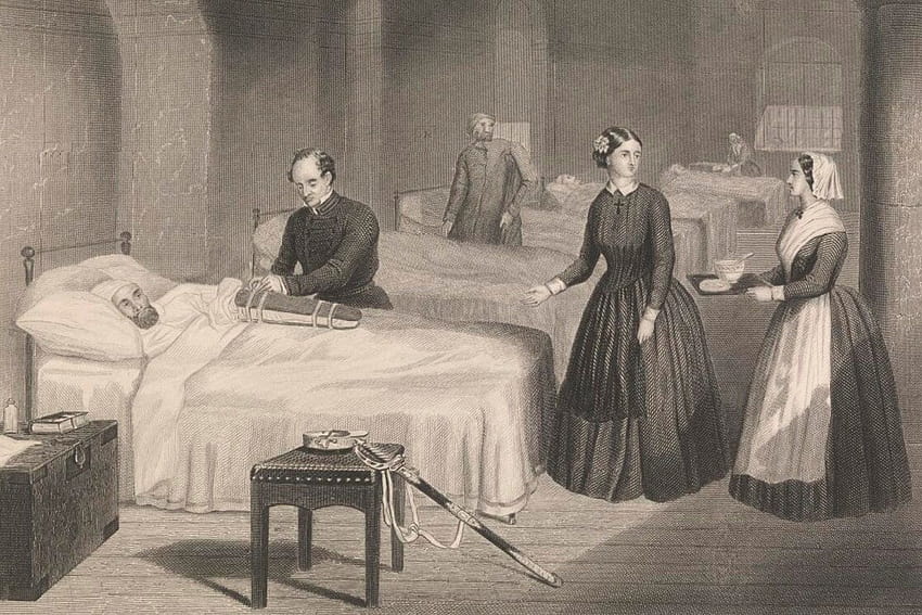 Florence Nightingale: un pioniere del lavaggio delle mani e dell'igiene per la salute Sfondo HD