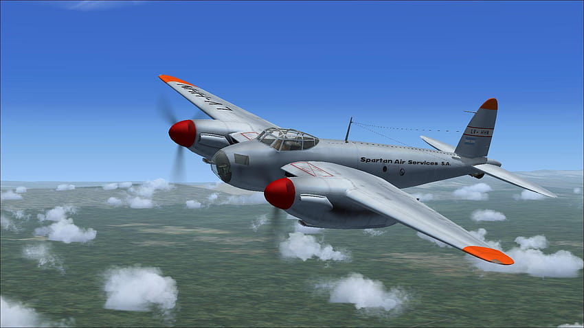 DeHavilland Mosquito LV, zanzara de havilland Sfondo HD