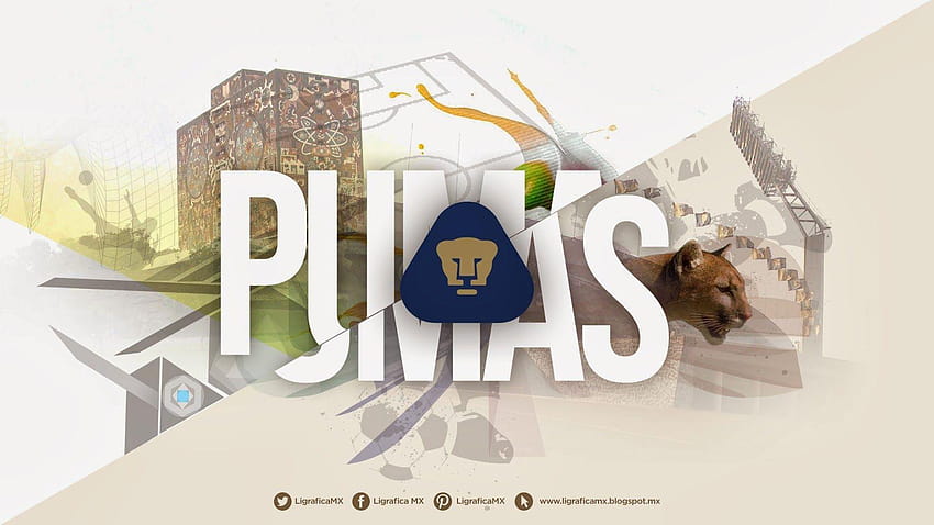 Ligrafica MX: Pumas UNAM • 160314CTG HD тапет