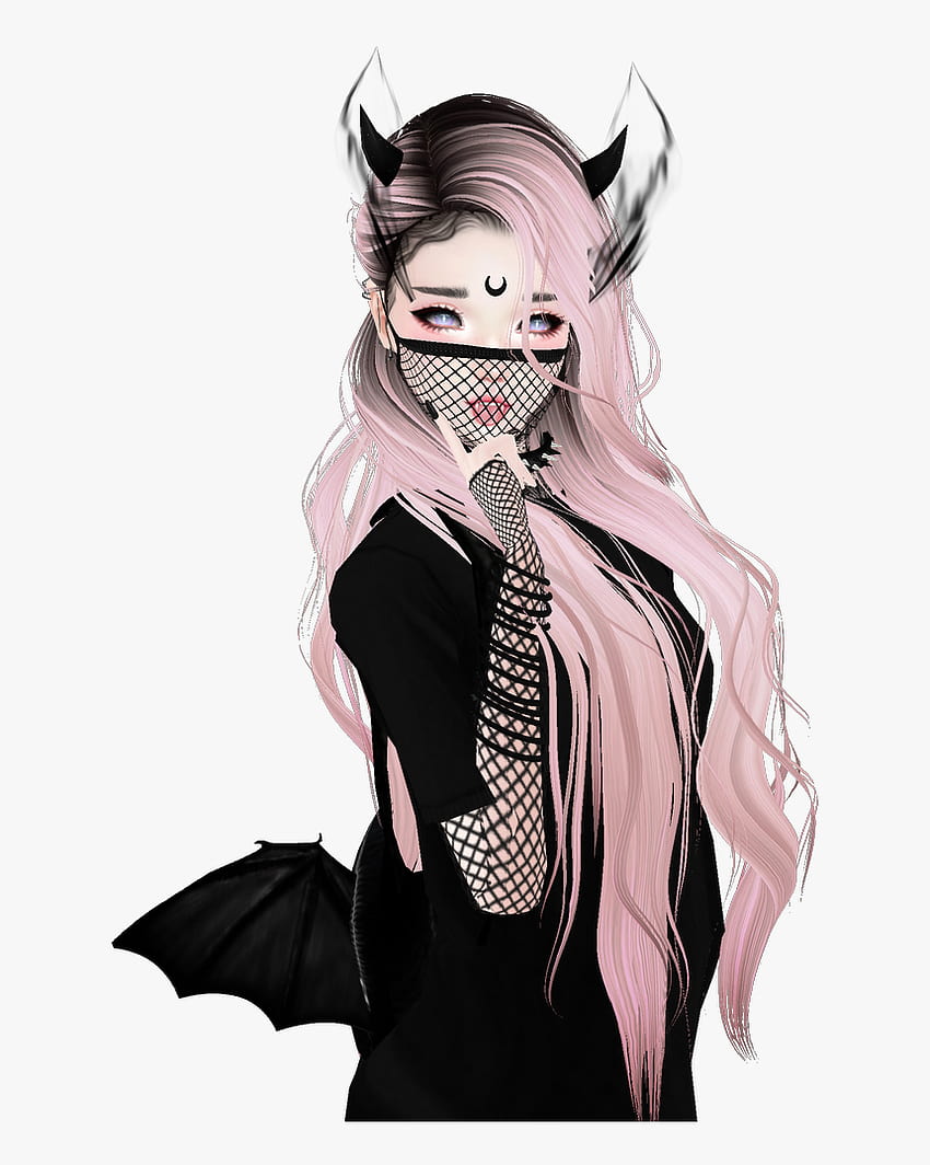 Aesthetic Black And White Anime Girl, Png , Transparent Png HD phone wallpaper