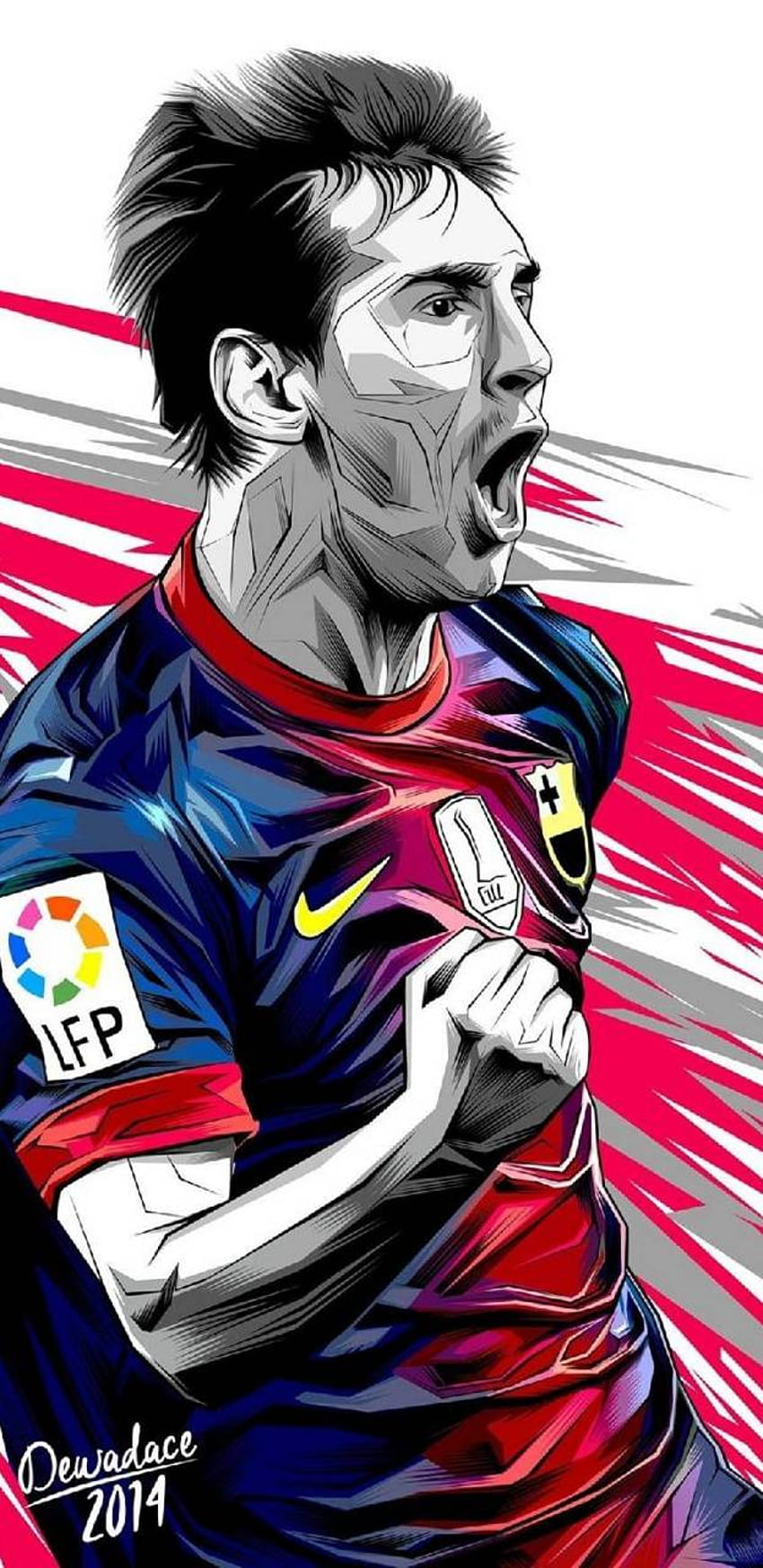 Messi by @sandraD10S (twitter) | Messi drawing, Football drawing, Cartoon  drawings