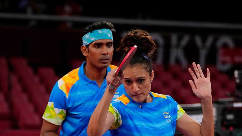 India's Sharath and Manika Outplayed in Table Tennis Mixed, manika batra HD wallpaper