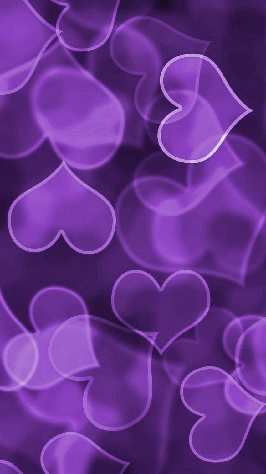 Aesthetic Purple Heart, purple heart aesthetic HD phone wallpaper | Pxfuel