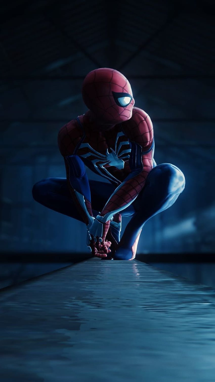 Advanced suit warehouse perch, spider man suits HD phone wallpaper