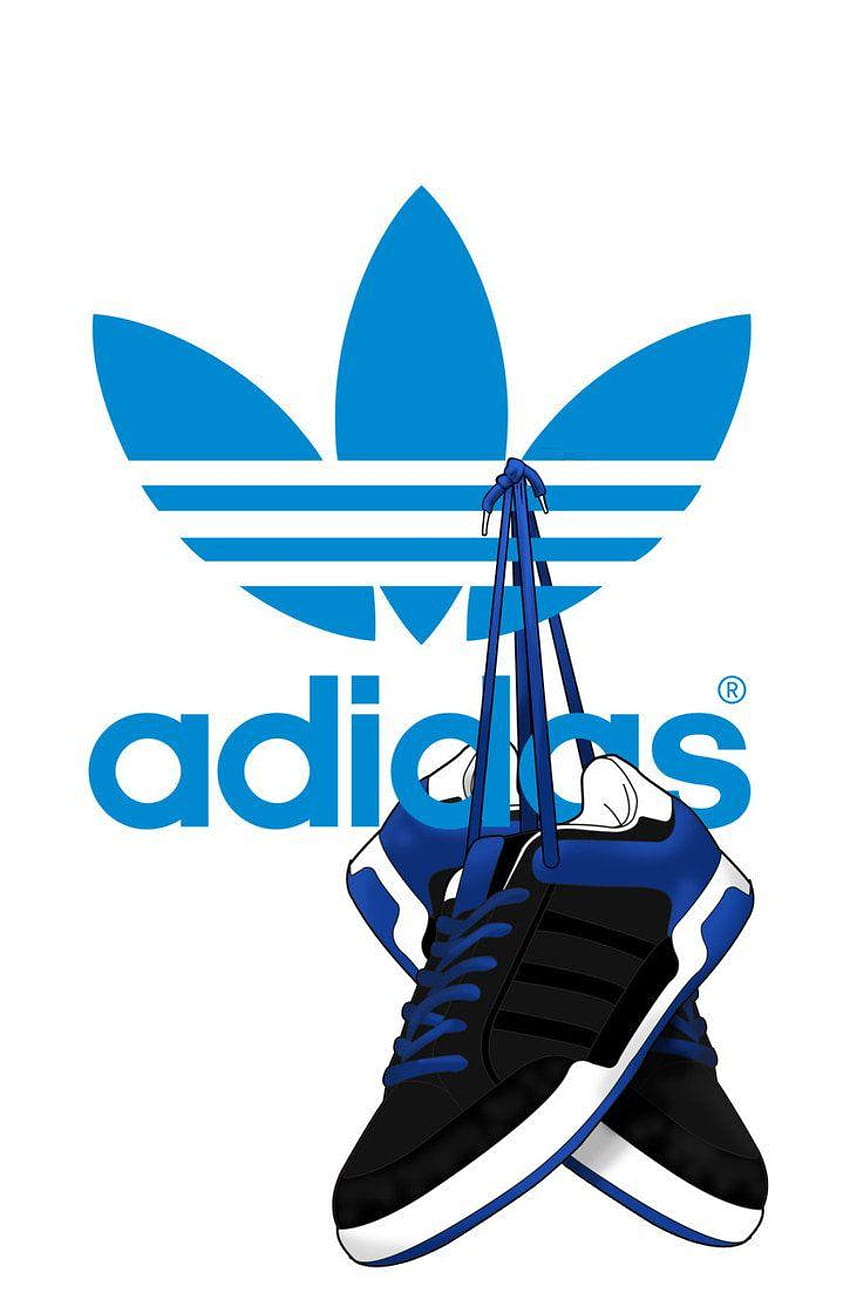 Arbeite mit adidas Originals zusammen * Einwohner Großbritanniens, adidas Original-Logo HD-Handy-Hintergrundbild
