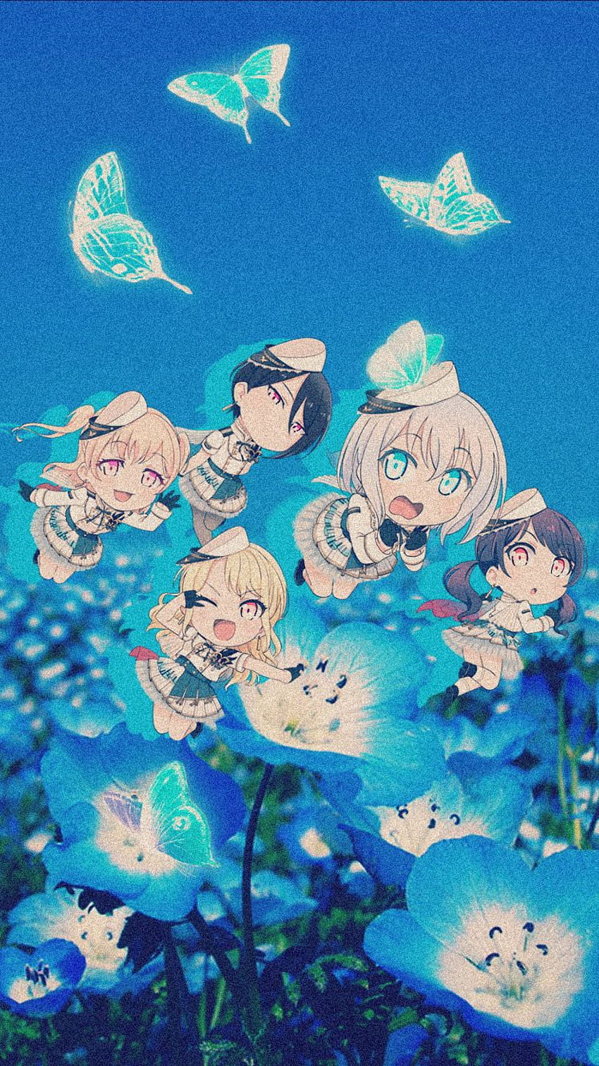 made a morfonica because i just had to when i saw the garupa pico art of them!!! i love... HD phone wallpaper