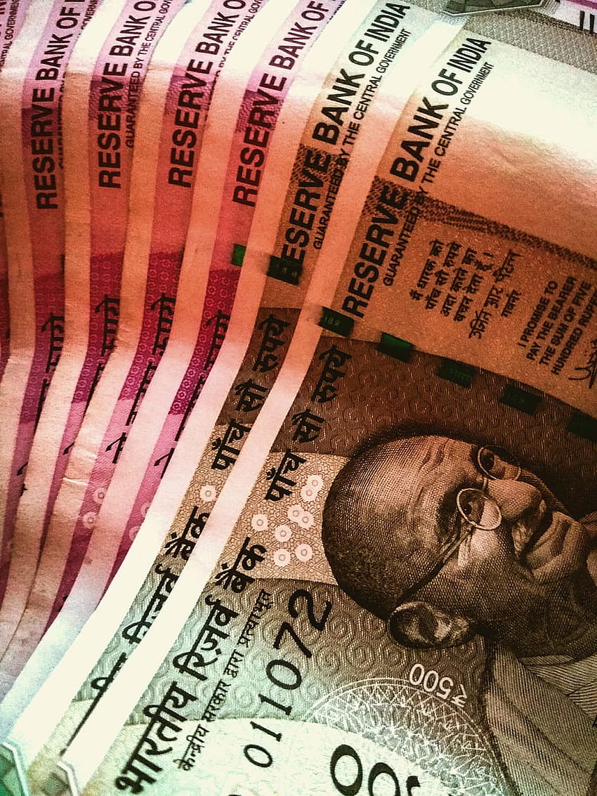 Indie, waluta, pieniądze, rupie, finanse, gotówka, gospodarka, indyjska gotówka Tapeta na telefon HD