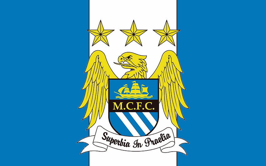 Manchester City FC Logo, man city logo HD wallpaper