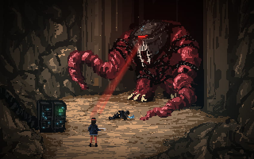 A tale of freakish appetite and mechanical jaws, death trash game HD wallpaper