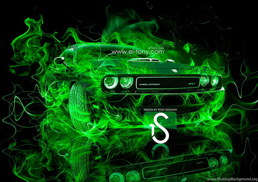 Tag For Dodge Challenger Green Spagheto Wheels Backgrounds, lime green dodge challenger HD wallpaper