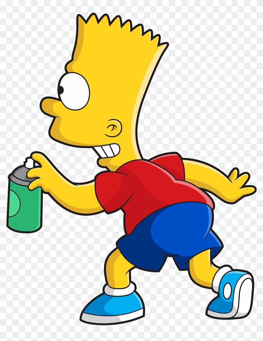 Bart Simpson Con Aérosol, Png ...pngfind Fond d'écran de téléphone HD