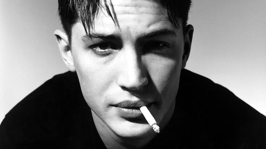 Tom Hardy Monochrome Men Cigarettes Portrait Actor Face Smoking, tom hardy smoking HD wallpaper