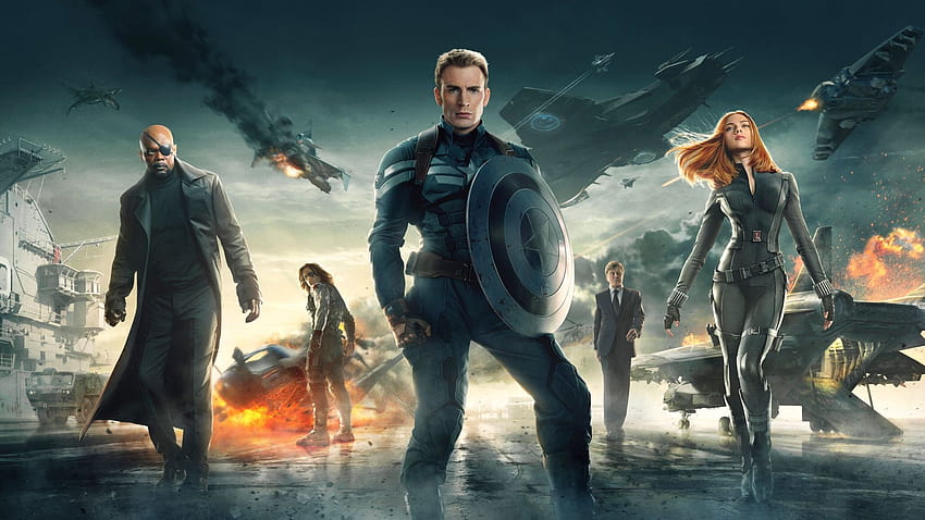 Екшън филми на Marvel на живо капитан америка HD тапет