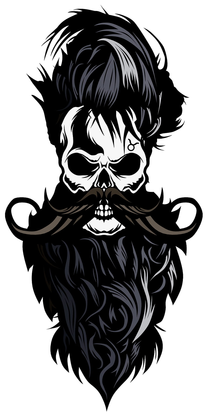 José Manuel on Aesthetic/Trill, beard logo HD phone wallpaper