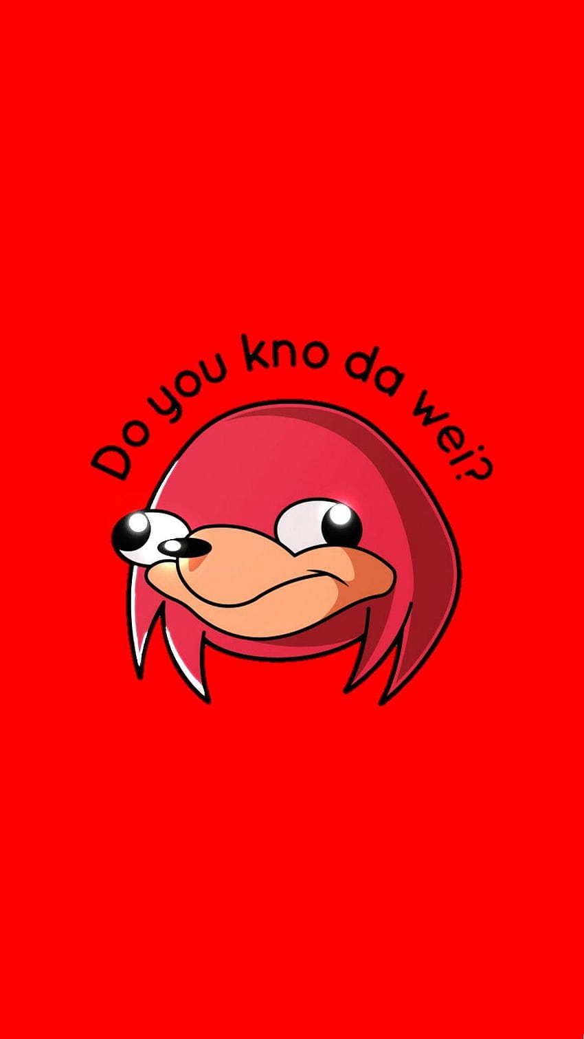 Sticker Other Knuckles Do You Know The Way Da Wae Protect  Uganda Knuckles  Wallpaper Hd HD Png Download  1280x7205238291  PngFind