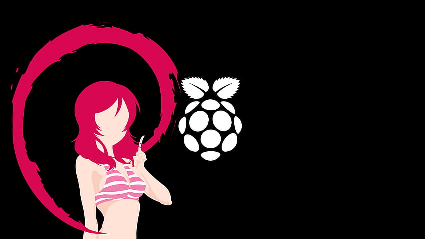 Raspbian OS Raspberry Pi Anime, raspberry pi os HD wallpaper