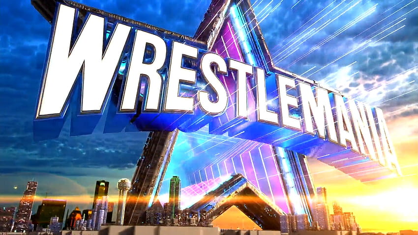 : Large WrestleMania 38 Banners Go Up At AT&T Stadium, 2022 wwe HD wallpaper