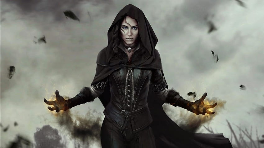 Yennefer, The Witcher 3, Perburuan Liar, Penyihir, Penyihir, gadis dan liar Wallpaper HD