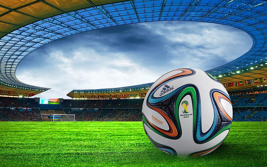 World Cup 2014 Stadium Dome Adidas Brazuca Ball, fifa world cup 2018 HD wallpaper
