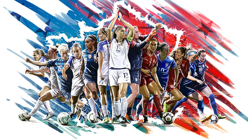 13 スター: これらの女性は、ワールド カップでチーム USA を支配します, 女子サッカー uswnt 高画質の壁紙