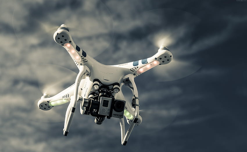 Най-добър 3 UAV на Hip, безпилотен летателен апарат HD тапет