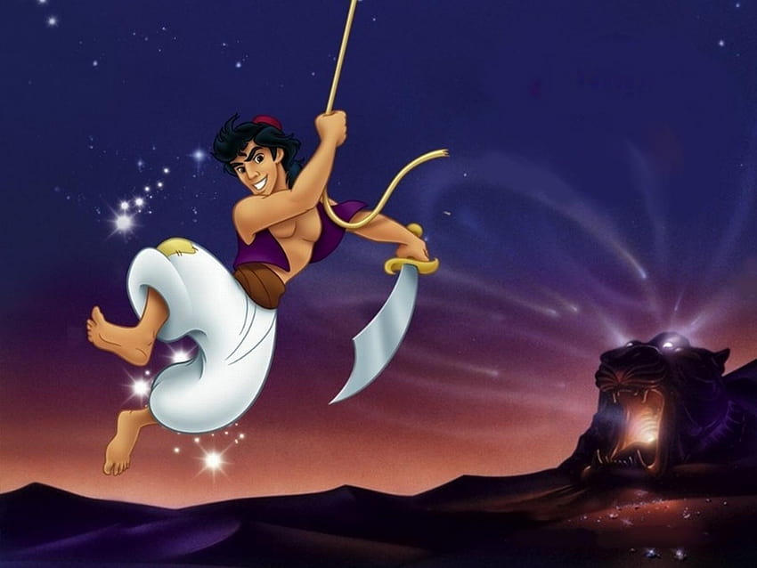 Aladdin Alta Resolução, Aladdin Disney papel de parede HD