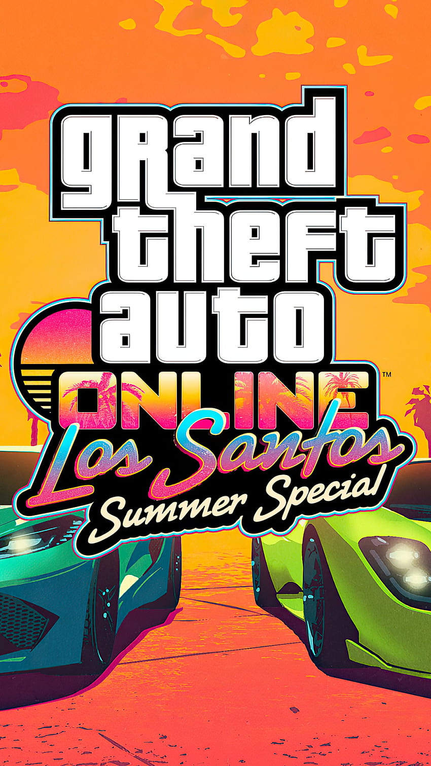 Los Santos Summer Special, GTA Online, poster, Games HD phone wallpaper