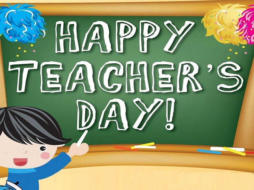 Happy Teachers Day, er und Weltlehrertag HD-Hintergrundbild