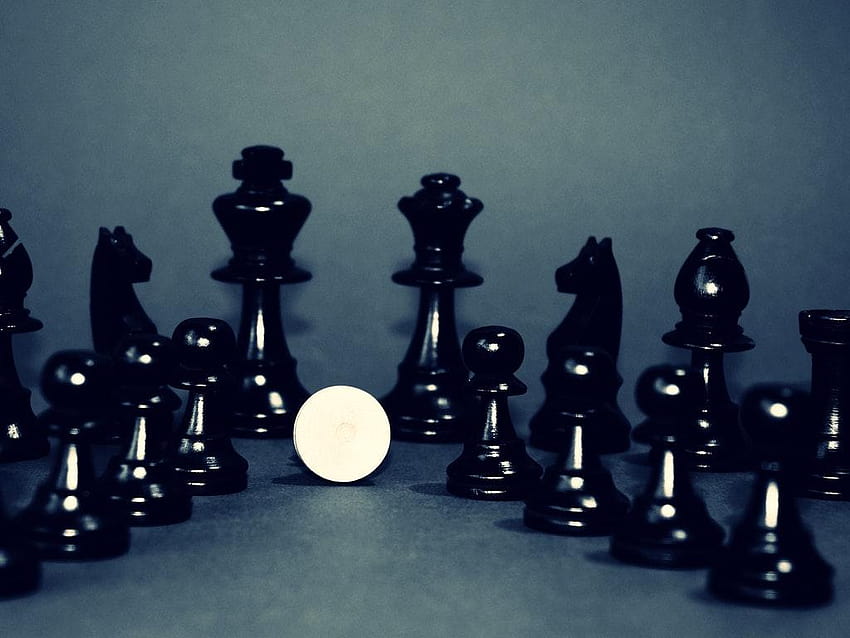 Chess Pieces, cool chess HD wallpaper