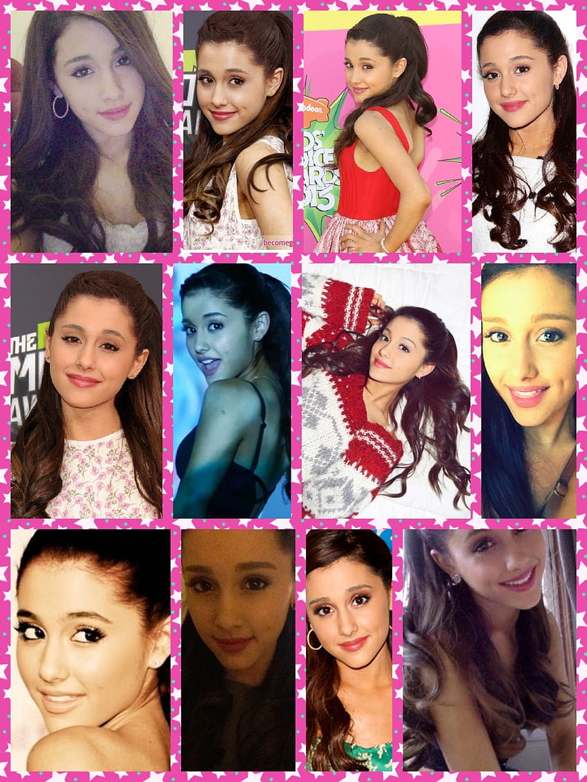 Ariana G. Collage, ariana grande collage HD phone wallpaper
