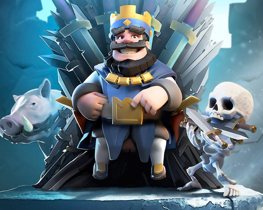 1280x1024 Clash Royale Blue King 1280x1024 Resolution , Backgrounds, and HD wallpaper