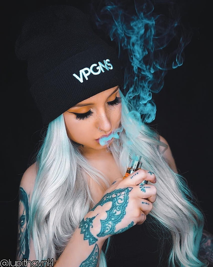 woman tattoos girl smoking smoke by lupithavn14, smoking ladies HD phone wallpaper