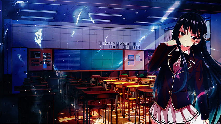 : Anime, Assassination Classroom, Karma Akabane, Ritsu, class room HD wallpaper