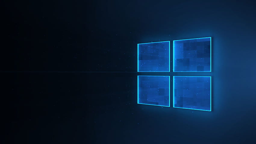 Windows 10 ダークブルー、Windows 10 ブルー 高画質の壁紙