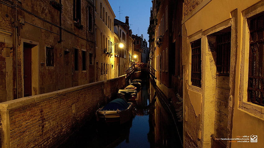 Archivo:Barcos de Venecia de noche fondo de pantalla | Pxfuel