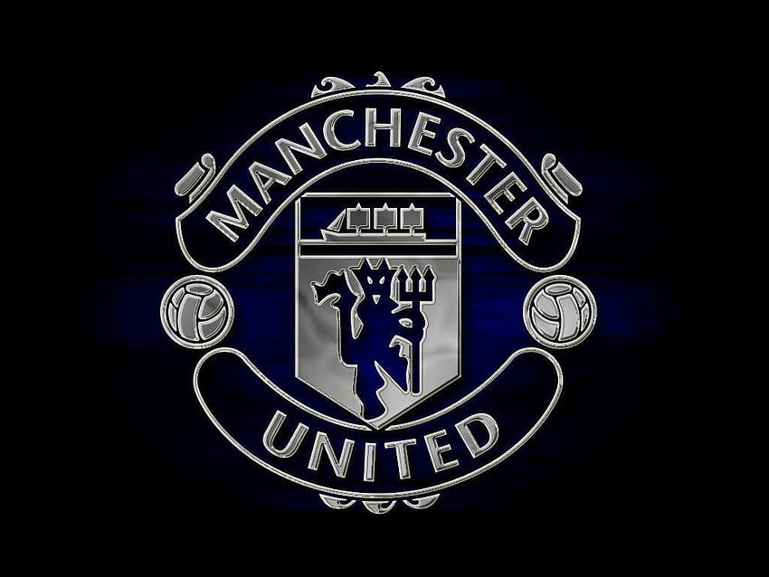 1024x768 px Layar lebar Manchester United – Luar biasa, logo manchester united berwarna hitam untuk mobilr Wallpaper HD