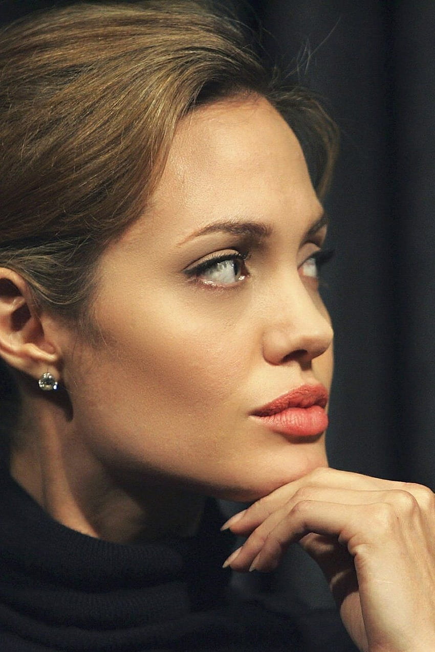 Angelina jolie pensamiento profundo lindo móvil Angelina jolie pensamiento profundo lindo móvil …, angelina jolie estética fondo de pantalla del teléfono