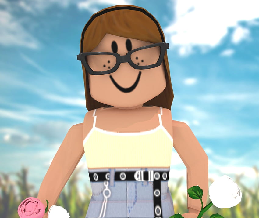 roblox aesthetic character HD wallpaper