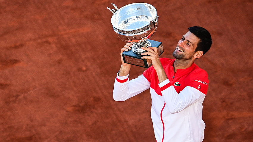 Novak Djokovic Campeão Roland Garros 2021 papel de parede HD