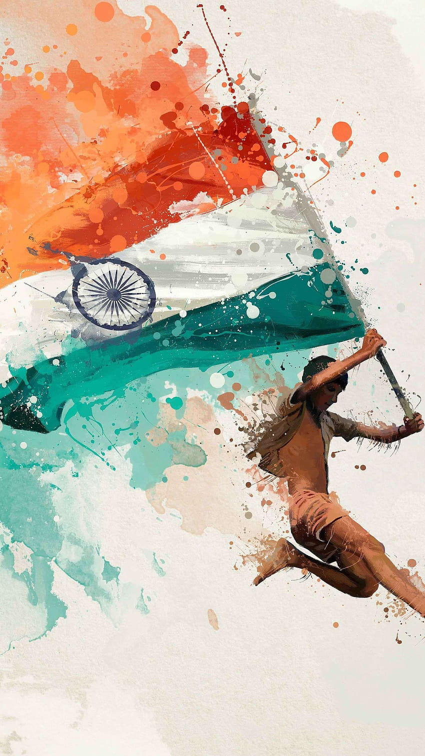 Dzień Niepodległości Flaga Indii iPhone, flaga Indii iPhone Tapeta na telefon HD