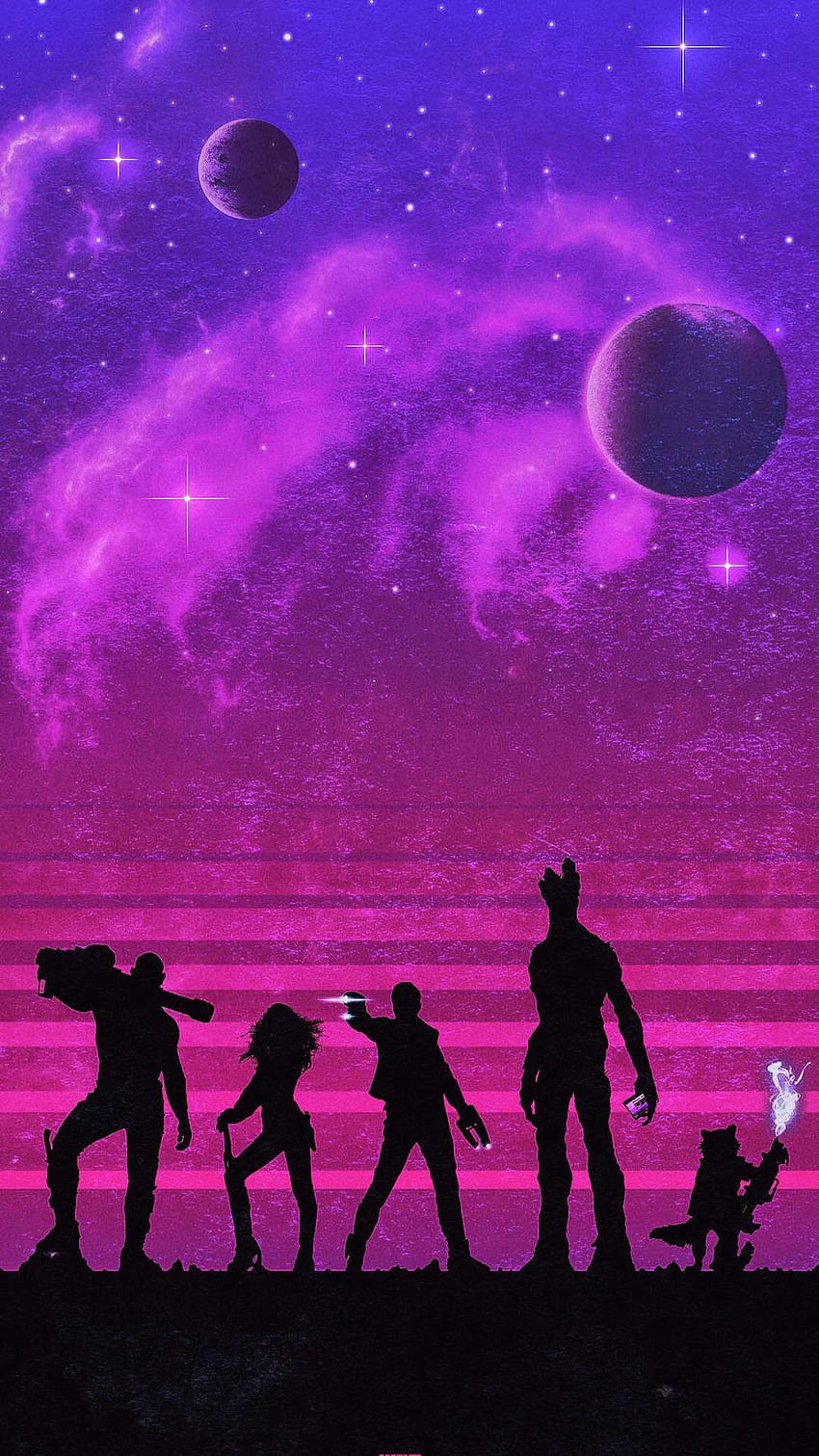 4 Guardian of the Galaxy, guardianes de la galaxia móvil fondo de pantalla del teléfono