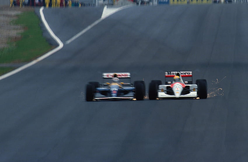 Nigel Mansell amp; Ayrton Senna HD duvar kağıdı