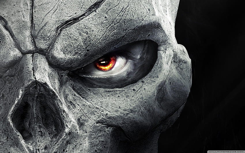 7 Cool Scary Backgrounds, black scary face anime HD wallpaper