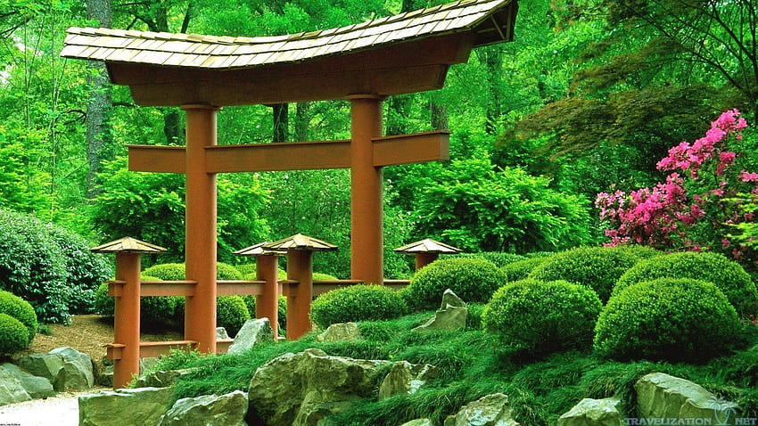 Fondo Jardines Zen En Corea Jardín Japonés Paisajismo Japón Fondo